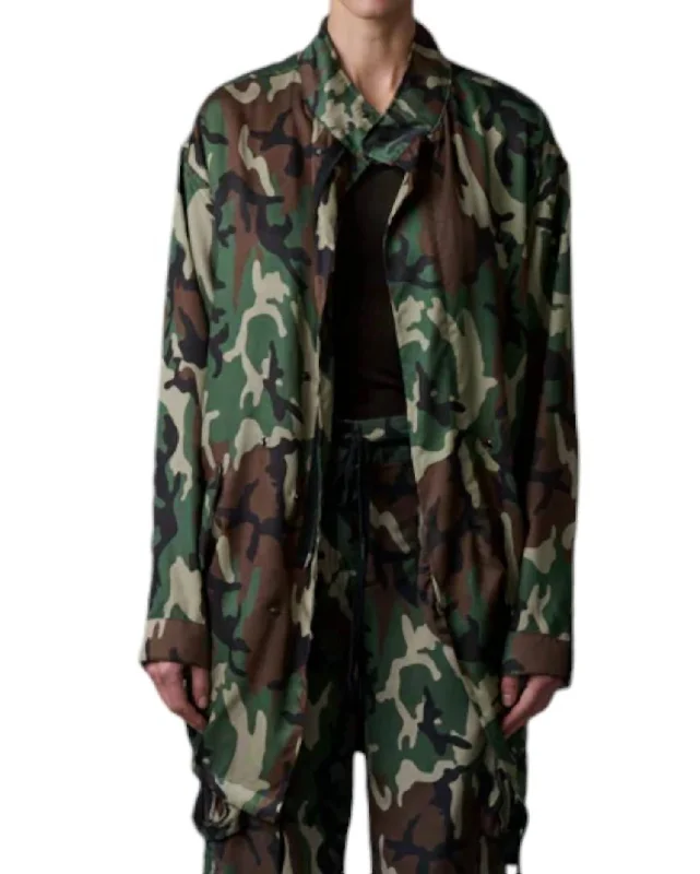 City Anorak Jacket In Urban Camo