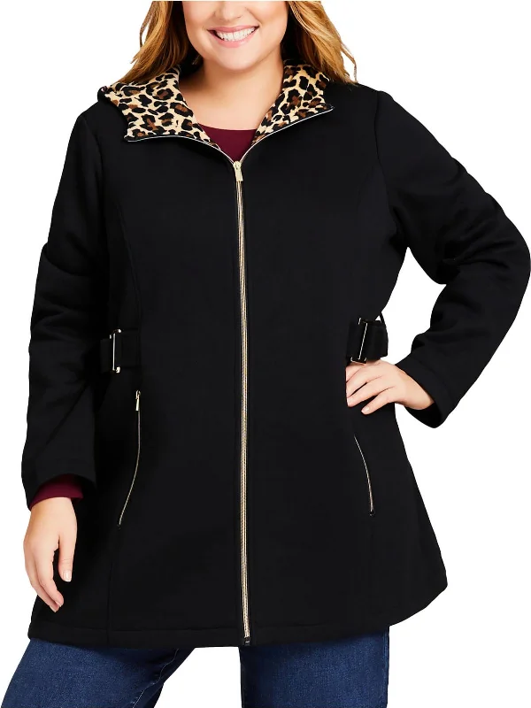 Womens Buckle Heavy Fleece Jacket