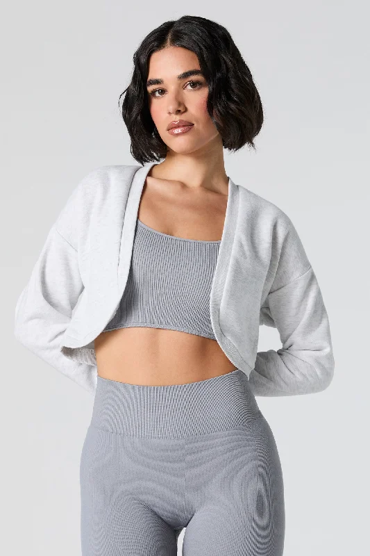 Fleece Cropped Shrug