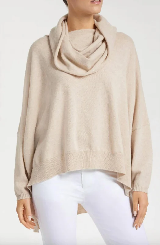 Jaxson Cashmere Sweater In Oatmeal