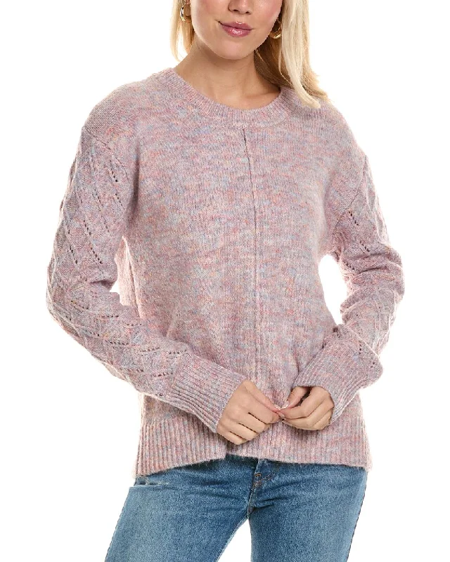 Joseph A. Diamond Stitched Sleeve Sweater