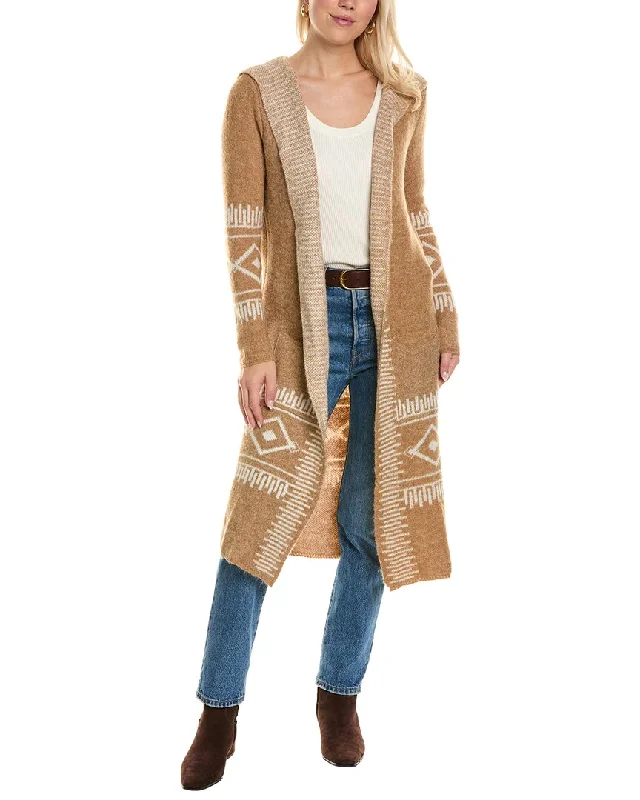 Joseph A. Hooded Duster Coat