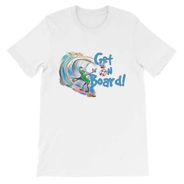 Get On Board Surfing T-shirt