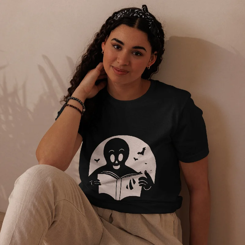 Ghost Halloween Graphic Women Staple Eco T-shirt