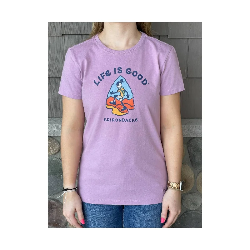 Life Is Good Women's Adirondacks Exclusive Canyon Tee - Violet Purple