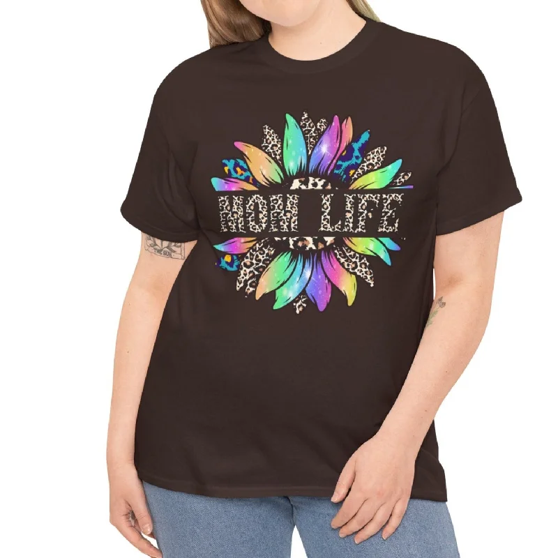 Mom Life Flowered Tee