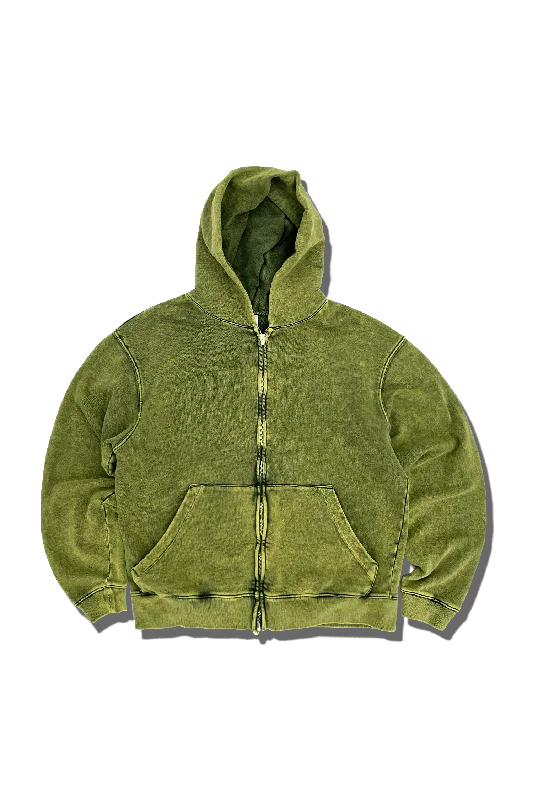 Exclusive Cross Country Zip Hoodie - Green Venom