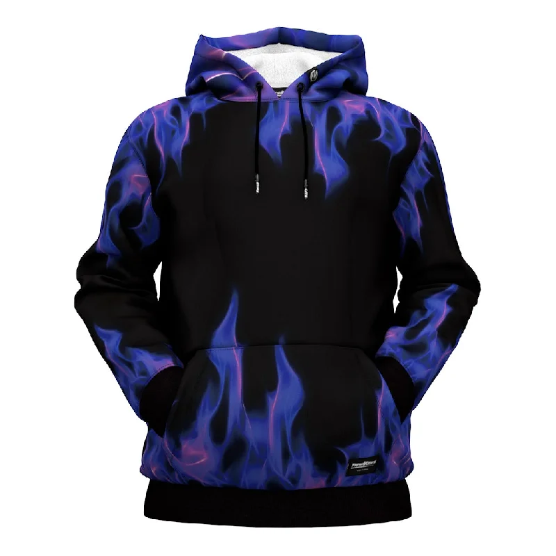 Purple Flame Hoodie