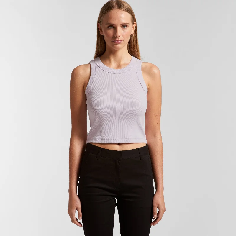 Ascolour Wo's Organic  Rib Crop Tank (4064G)