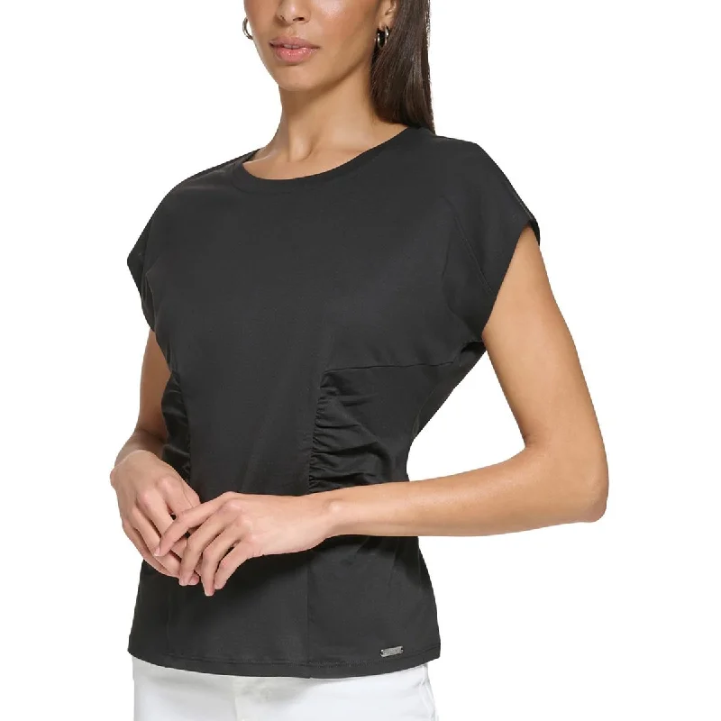 Calvin Klein Womens Solid Pullover Top