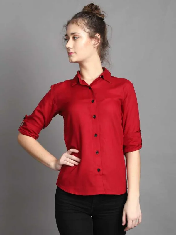 TANDUL  Women Regular Fit Checkered Formal Shirt