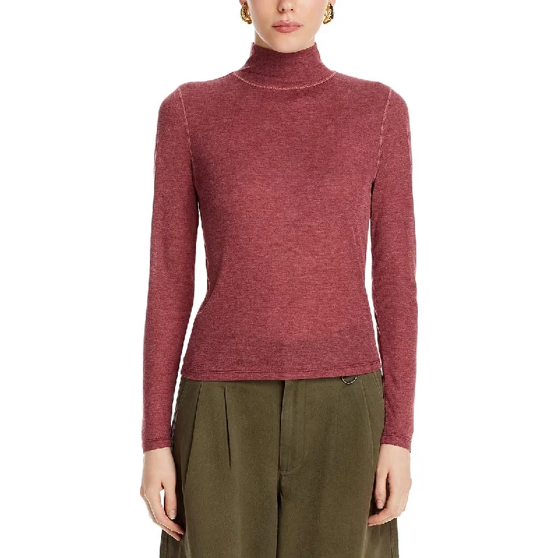 Madewell Womens Mock Neck Long Sleeve Pullover Top