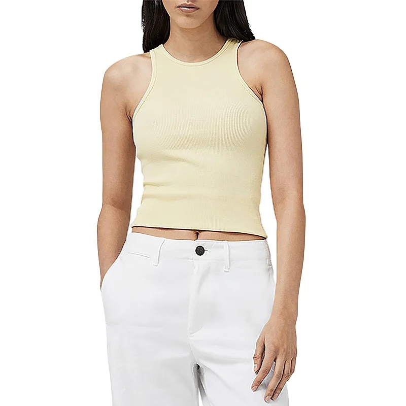 Rag & Bone Womens Racerback Ribbed Pullover Top