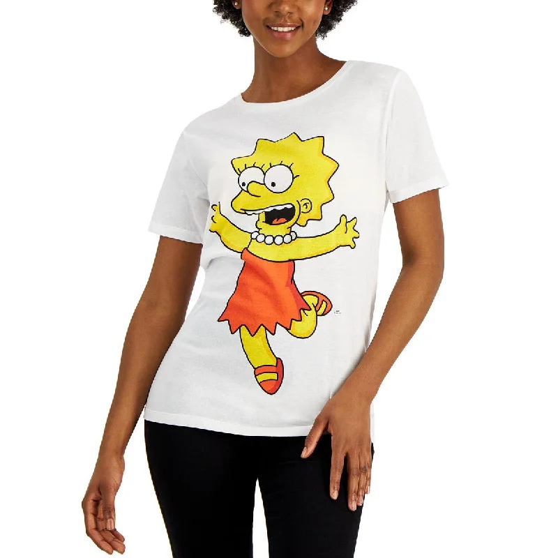 The Simpsons Womens Juniors Graphic Tee Pullover Top