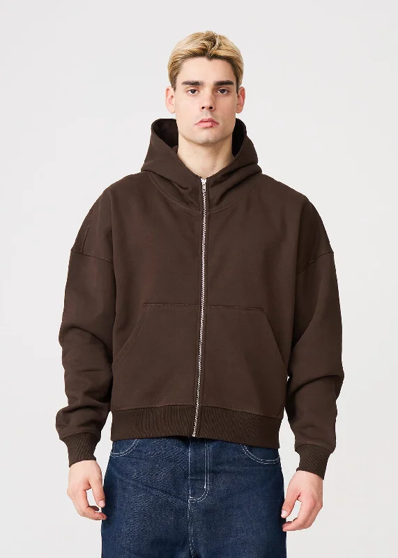 14 OZ Oversized Heavyweight Full-Zip Sweatshirt