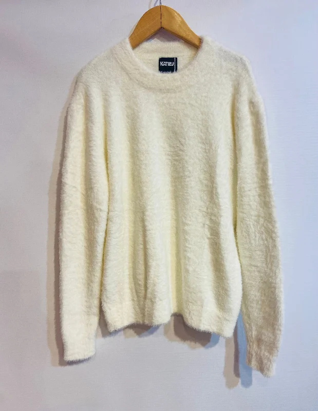 Cream Mara Oversized Sweater