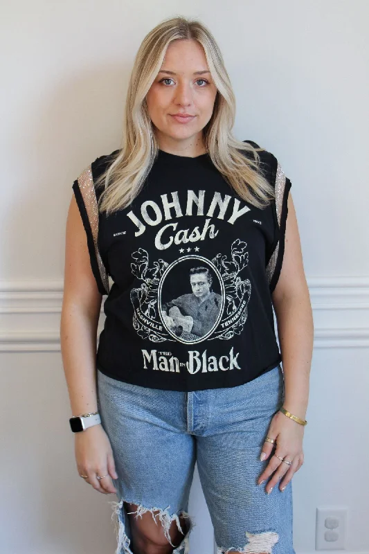 Johnny Cash Double-Sided Chain Tank