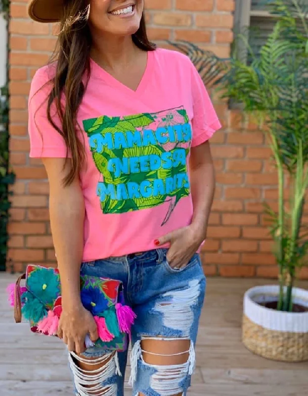 Mamacita Needs A Margarita Graphic Tee Shirt