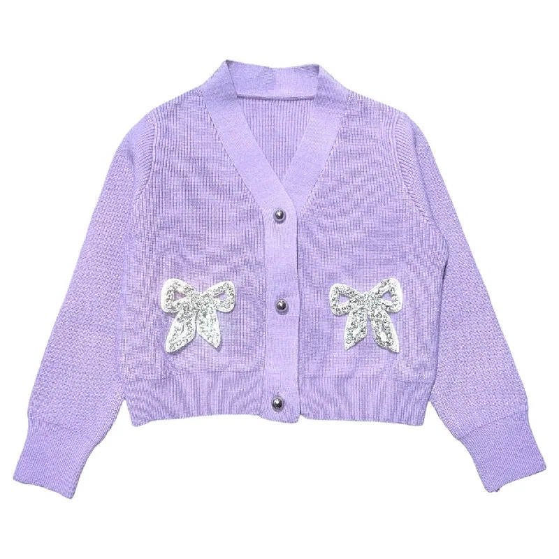 JOELLE BOW CARDIGAN