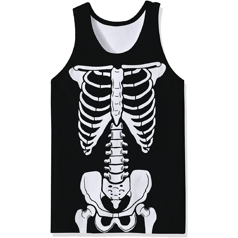 Skeleton Funny Tank Top