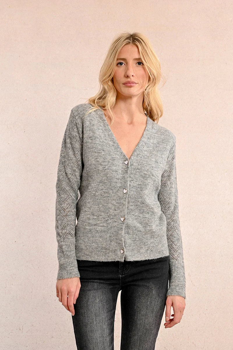 This Is Love Pointelle Cardigan