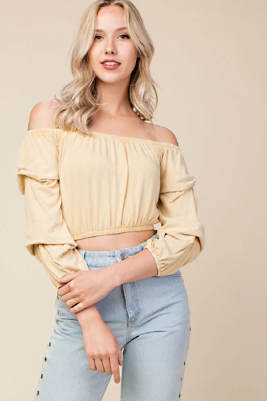 Wild Child Crop Top, Honey